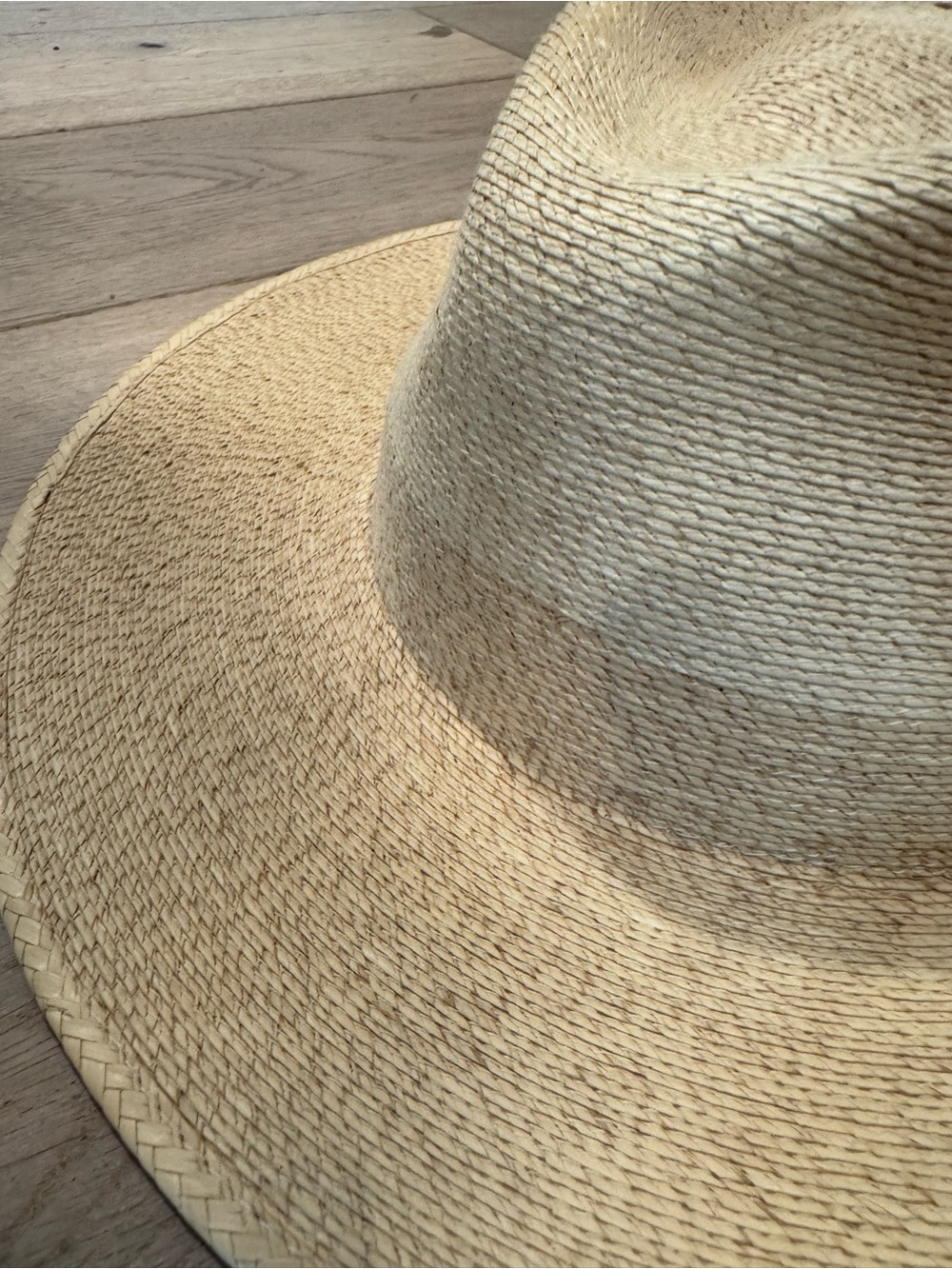 Brixton Marcos Fedora straw hat - Natural - sz Medium - Picture 3 of 10